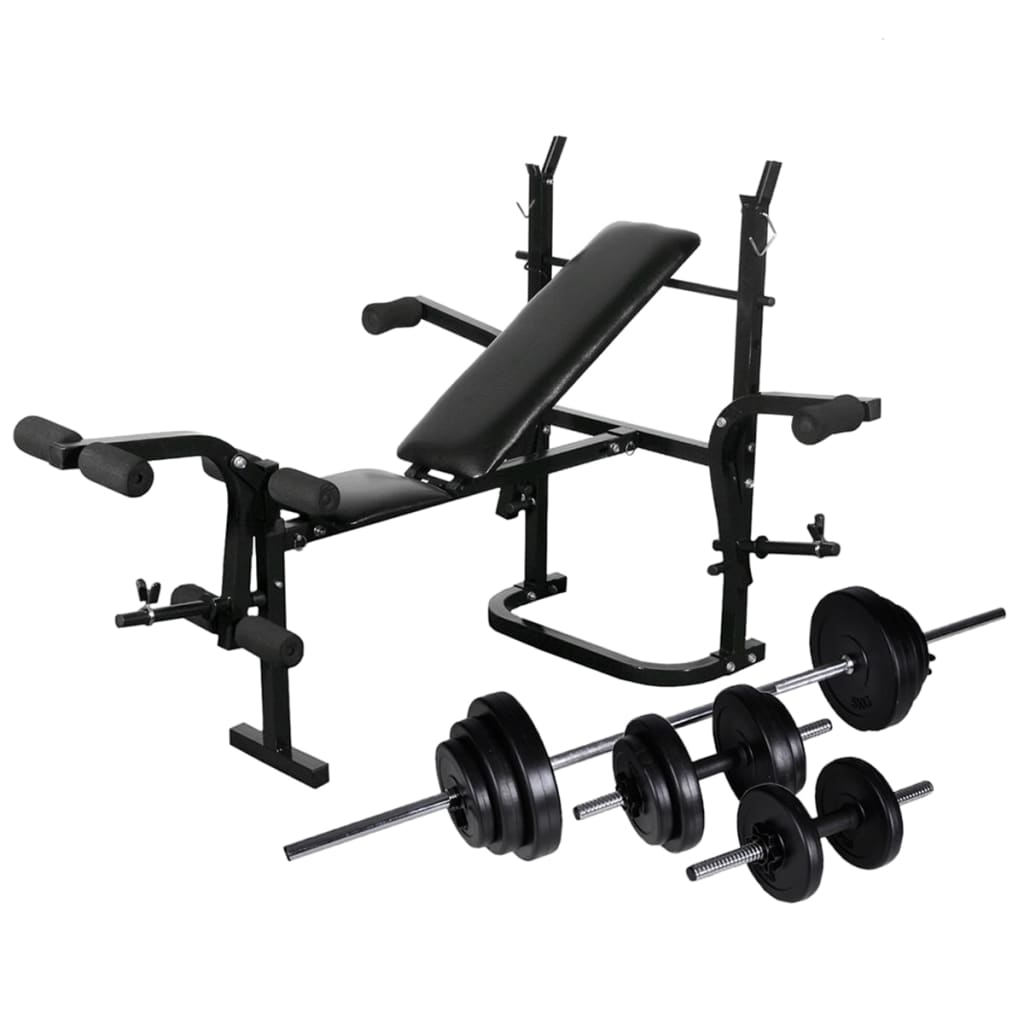 dumbbell weight set and rack