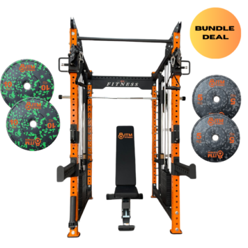 Multifunctional-Power-Rack-Adjustable-Weight-Bench-Bundle